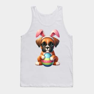 Easter Boxer Dog Tank Top